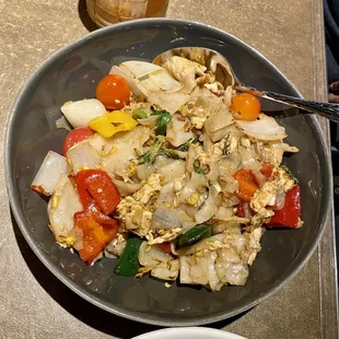 Pad Kee Mao with chicken