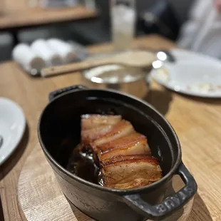 Caramelized pork belly