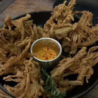 Fried Enoki Mushroom