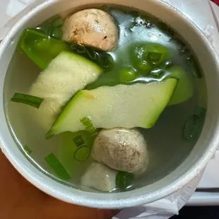 Bean Curd and Vegetable Soup. One of the best Chinese soups I've ever tasted.