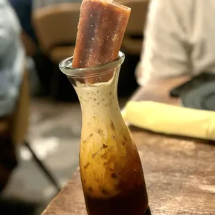 Thai Tea with Popsicle.