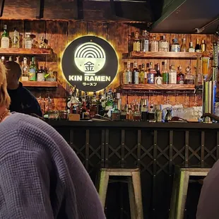 Bar area was cute