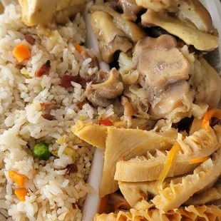 Pig feet &amp; tripe with fried rice !