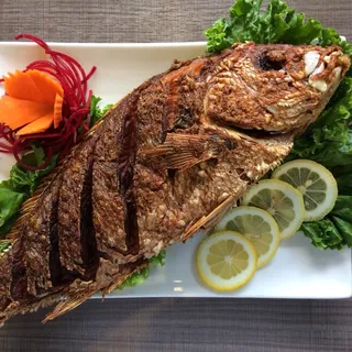 Deep Fried Red Snapper Lunch Special