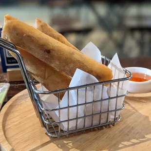 Fried rolls! One of my favorite items on a Thai menu