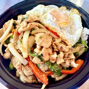 Stir Fry Basil with Pork