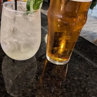 Italian Day Spa &amp; Cardinal Pale Ale