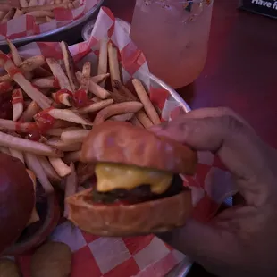 Sliders, Margs, Fries