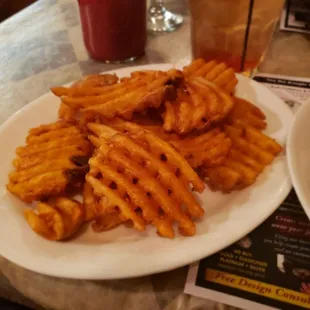 Side of waffle fries