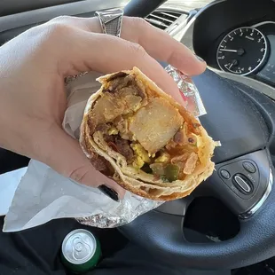 Loaded burrito!
