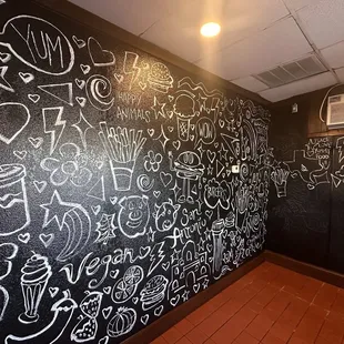 Art wall. Great for selfies!