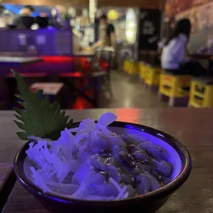 raw octopus