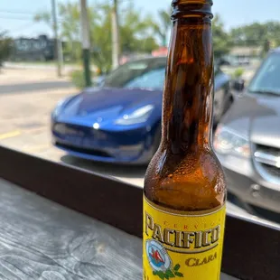 A hot day deserves a Pacifico at Kinda Tropical