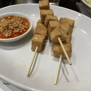 Fried tofu