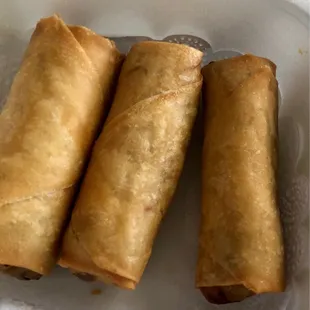 3 Piece Vegetarian Crispy Rolls
