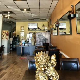 the interior of a restaurant