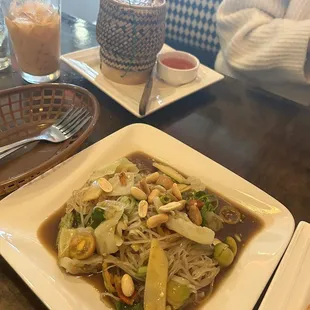 This one is not on the menu but it&apos;s a noodle dish with fermented fish( can&apos;t taste the fish)