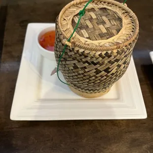 Sticky rice(came with BBQ Chicken)