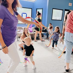 Streamer Dancing at Sunrise Chapel
