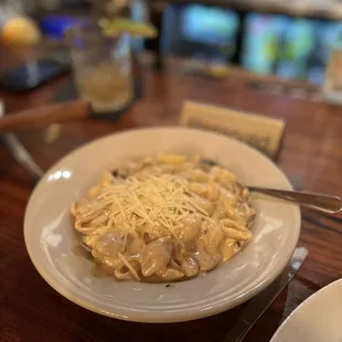 Pork belly Mac and cheese