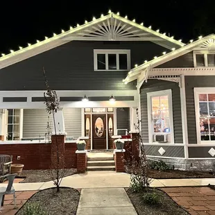 Front of restaurant.
