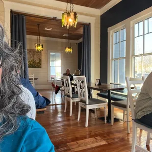 Inside dining room