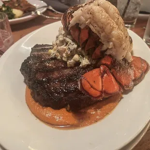 Steak and Lobster- 10/10 absolutely delicious