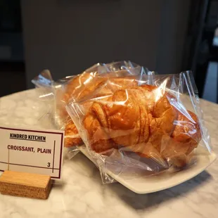 Fresh Croissant baked and packaged in-store!