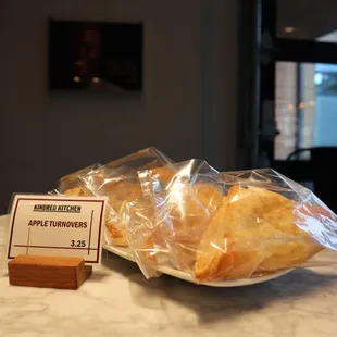 Apple Turnovers baked and packaged in-store!