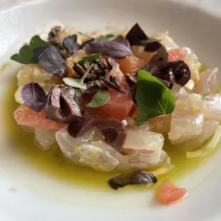 Hamachi Crudo