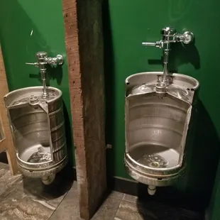 Kegg urinals! Lol.