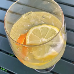 White wine sangria