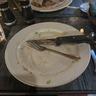 Finished ribeye