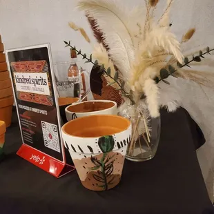 two cups of tea on a table