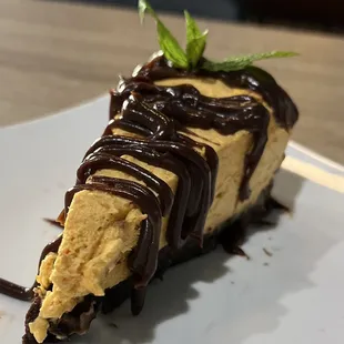 Brownie Crust Pumpkin Cheesecake