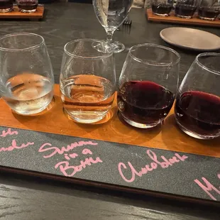 Wine flight--loved them all!