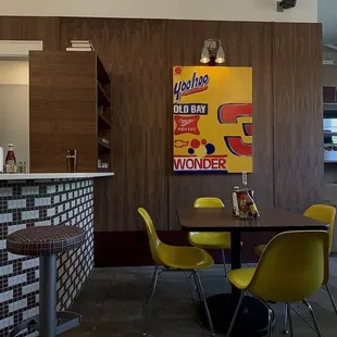 Dining area cool af