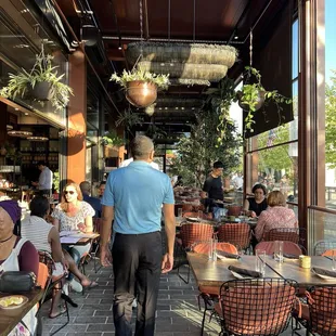 Outside covered patio