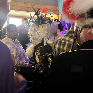 Of course some Masquerade during the Mardi Gras parade