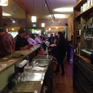 Glimpse behind the bar
