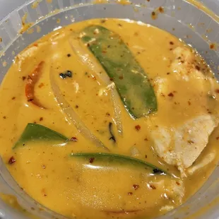 Red curry with chicken Thai hot!