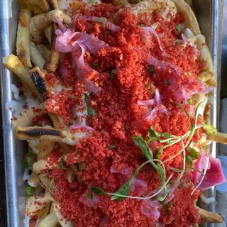 Hot Cheetos fries