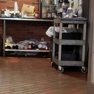 Bar area needed some attention