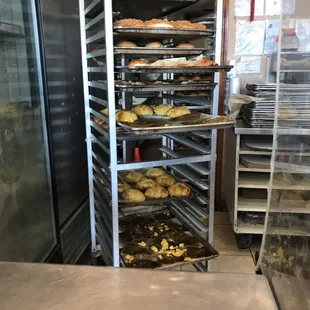 Some bake goods behind the counter (you order at the register) - 2022