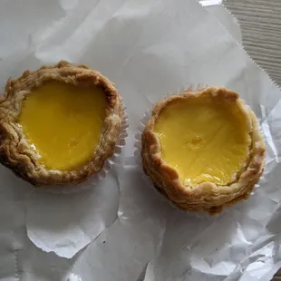 Egg tarts, fresh out of the oven