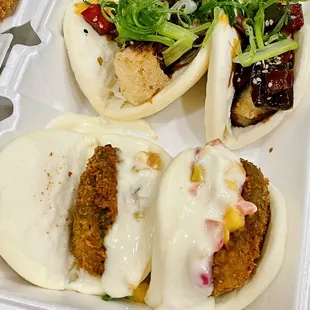 2 Veganville Bao and 2 Baja Avocado