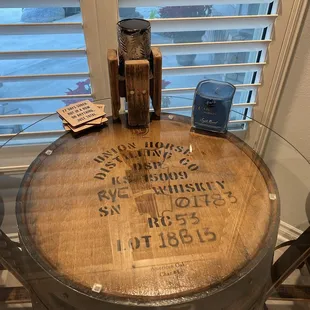 Beautiful barrel furniture ! Highly recommend them!! Moses and Pedro were great to work with!!!