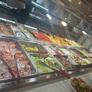interior, salads