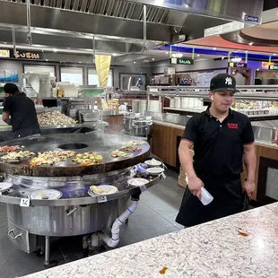 Stir fry station