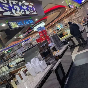 sushi and sashimi, interior